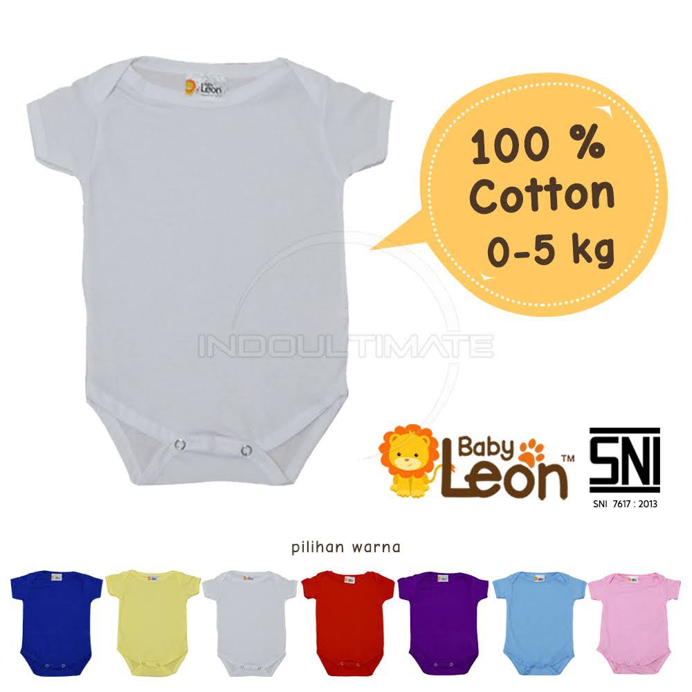 Baby Leon  Baju Bayi 100% Katun Dingin BC-01 Pakaian Kaos Jumsuit Jumper Bayi Newborn Perempuan