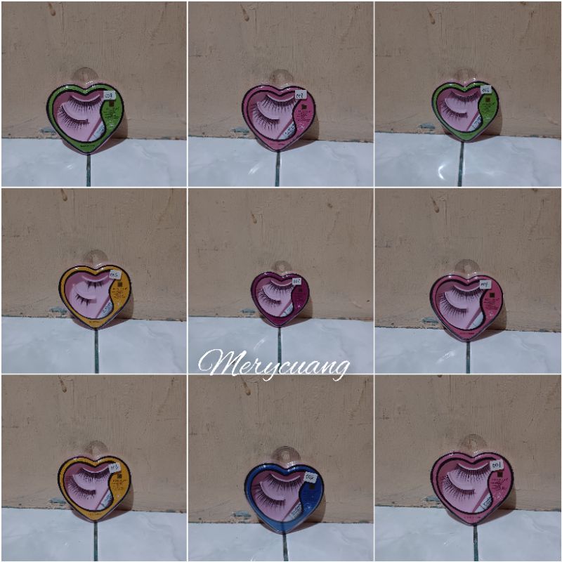 Bulu Mata Palsu Dan Lem Bonjour / Bulu Mata Bonjour dan Lem Per 1 Pasang