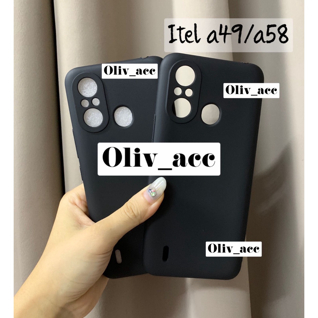 macaron black case itel a49 itel a58 itel vision 1 itel vision 1 pro soft case macaron black case