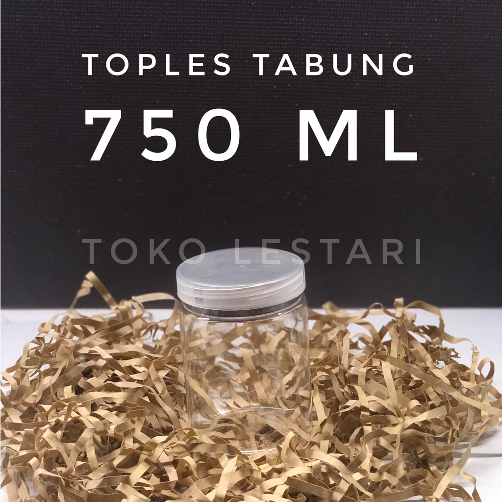 Toples Tabung / Toples Jar / Toples Plastik 750 ml