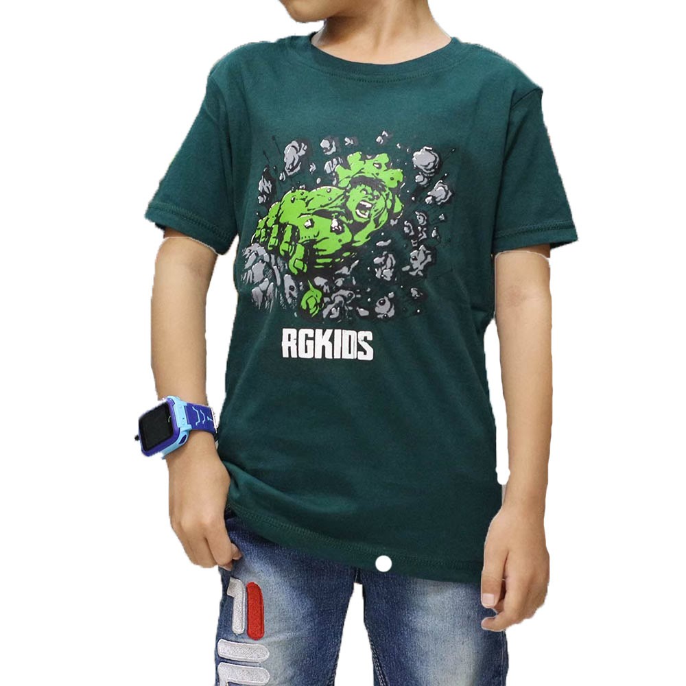 PUSAT KAOS  ANAK  COTTON COMBED SUPERHERO HULK  Shopee 