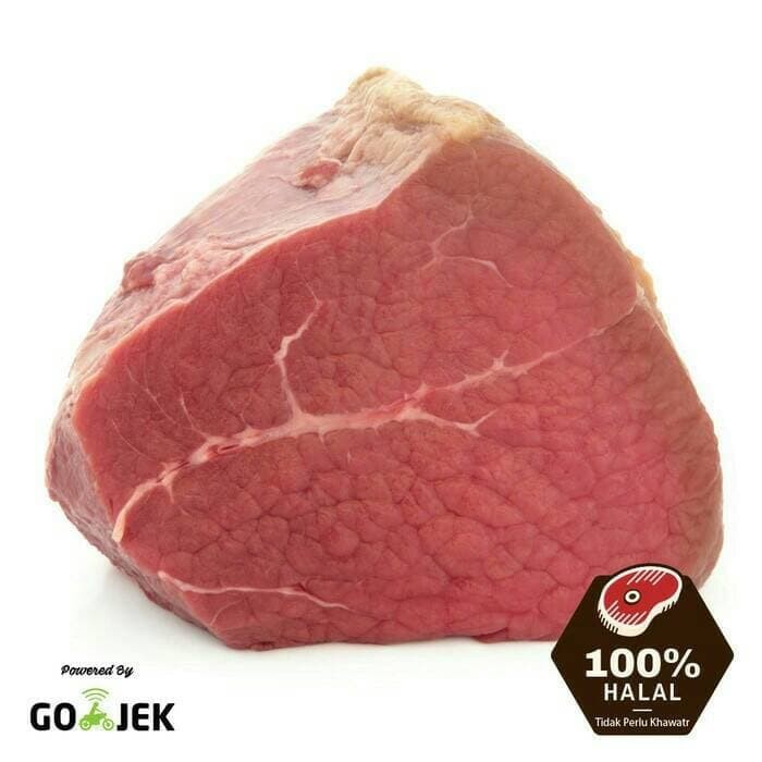 

Daging Sapi Rendang Impor 500 gr / Topside AUS Beef 500gr