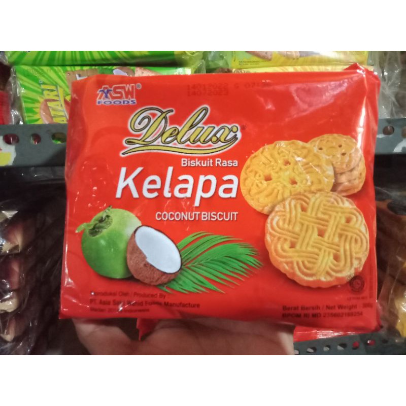 

Delux Biskuit Rasa Kelapa 300gr