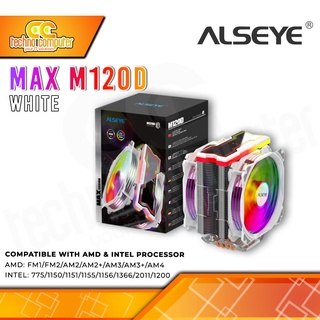 Jual Cpu Cooler Alseye Max M D Rgb White Mm Air Cooler Shopee