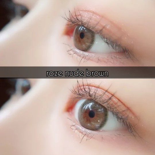 Softlens i-DoL Canna Roze Nude Brown Soft Lens Coklat by Princess Idol dupe Idollens Softlense Minus