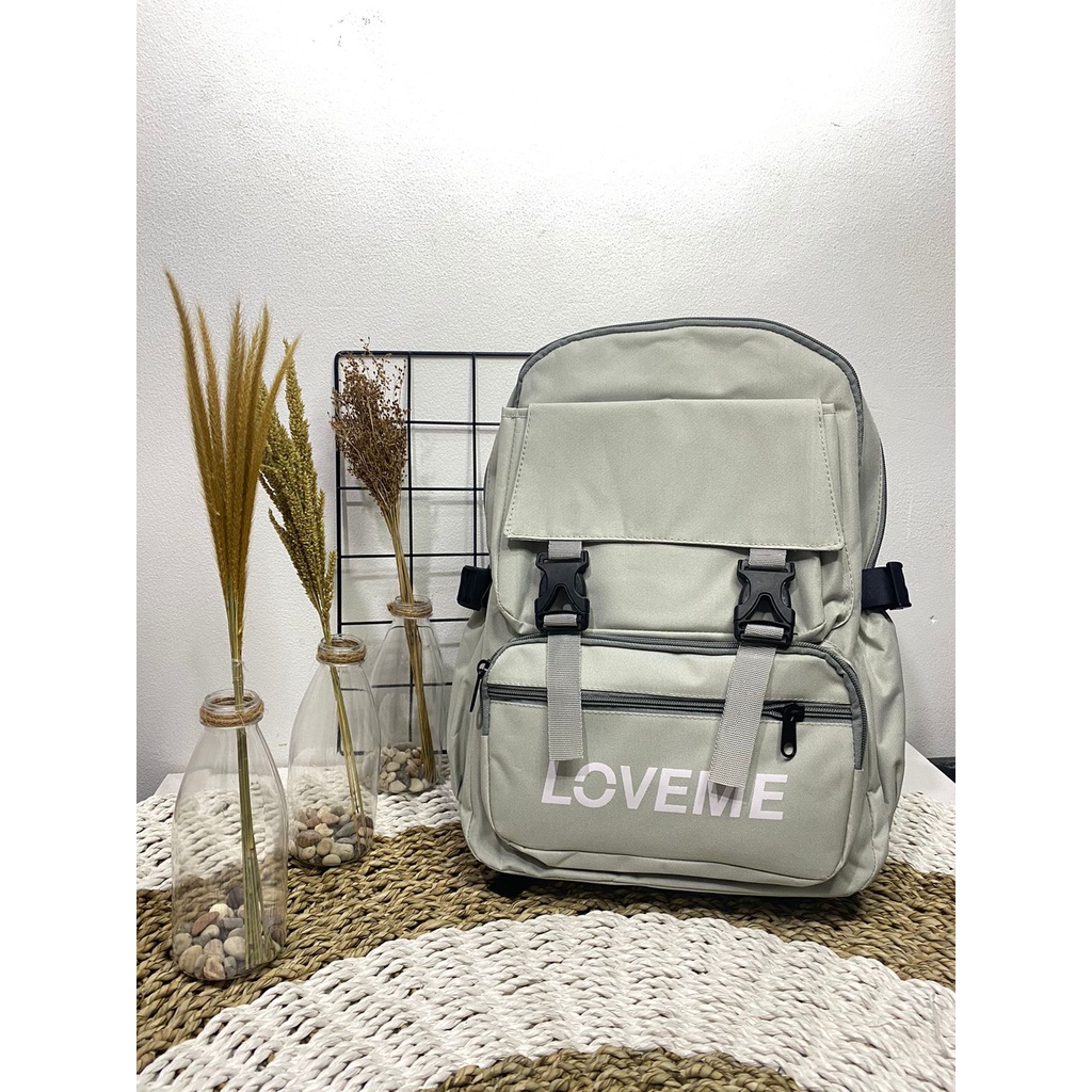 HANABI - Tas ransel sekolah LOVEME tas cewe remaja