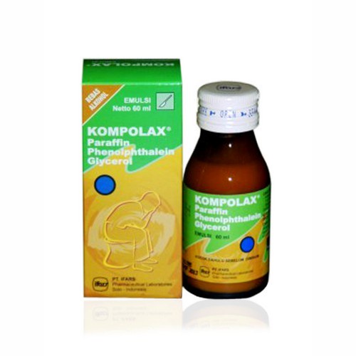 KOMPOLAX EMULSI SYRUP 60ML - Obat Konstipasi Sembelit Susah BAB