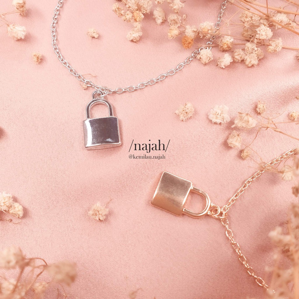 KALUNG WANITA | KALUNG FASHION | KALUNG GEMBOK RANTAI | KALUNG GEMBOK | KALUNG KOREA FASHION