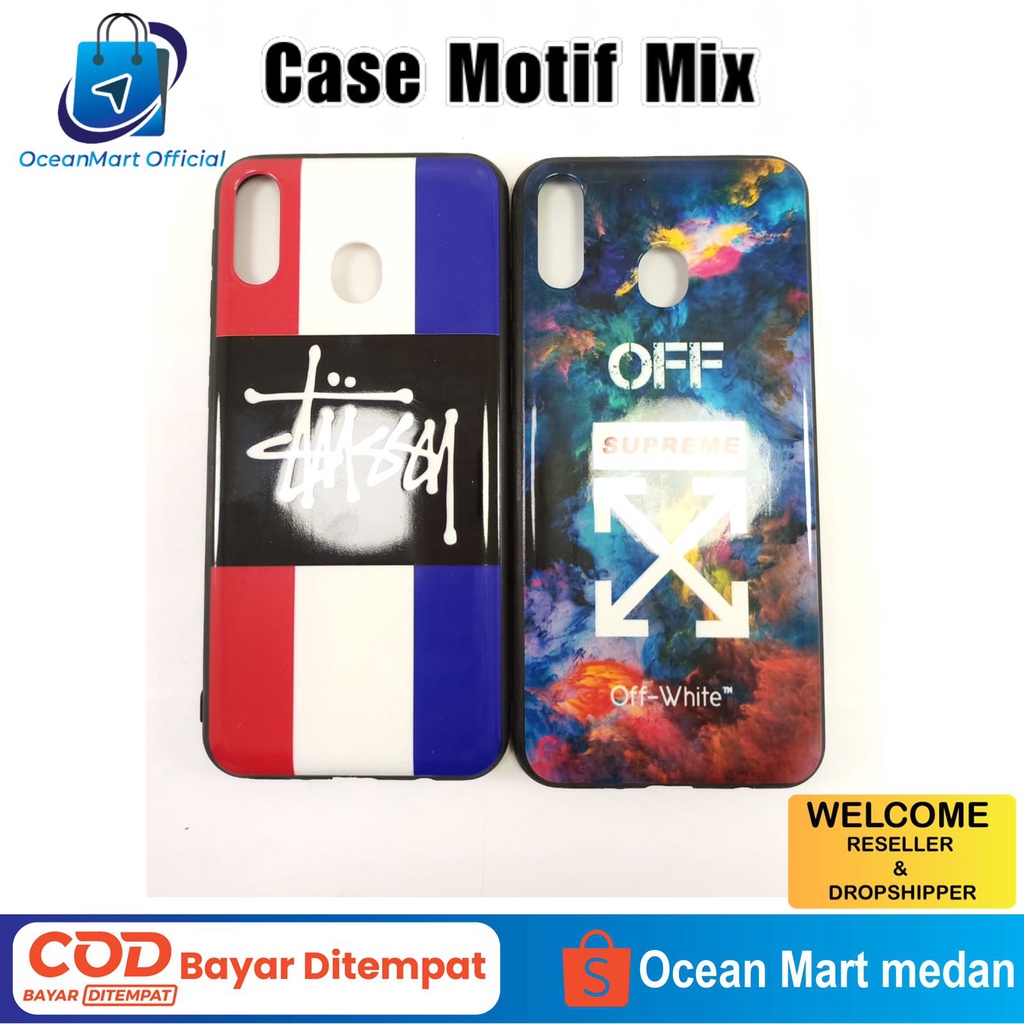 Case HP Motif Mix Samsung M20 Softcase Handphone Full Aneka Gambar Aksesoris Handphone HP OCEANMART OCEAN MART Murah Grosir