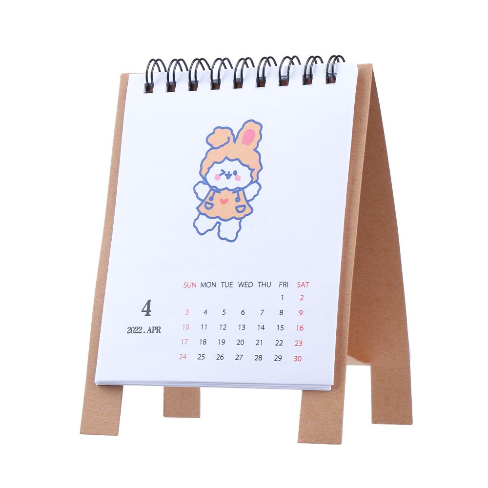 Kalender Meja Jadwal Mingguan / Tahunan Ukuran Mini