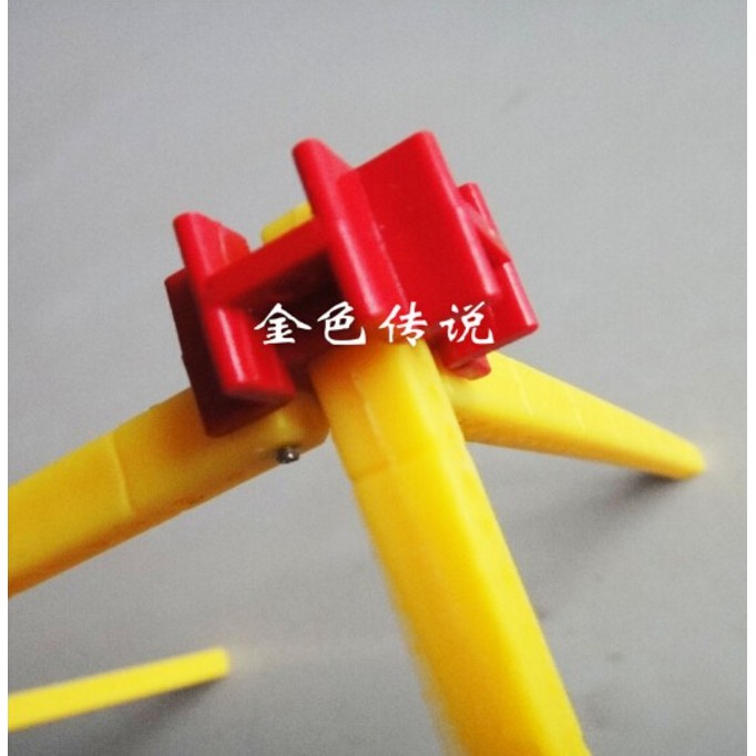 Red HOLDER Education Toy Tic Tac Connector Fastener Cross Holder DIY