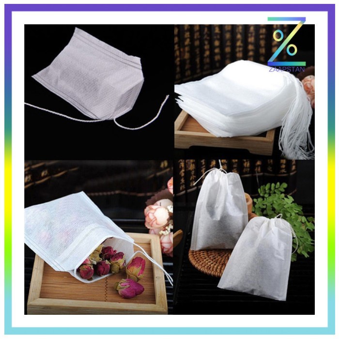 Kantong Teh Celup Kosong Teabag 100 PCS - T110 - White