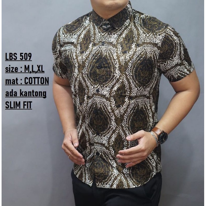 KEMEJA BATIK LENGAN PANJANG/PENDEK // MEWAH // BATIK RESMI // BATIK PEKALONGAN