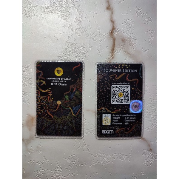 Logam Mulia Minigold Souvenir Series 0.01 gr