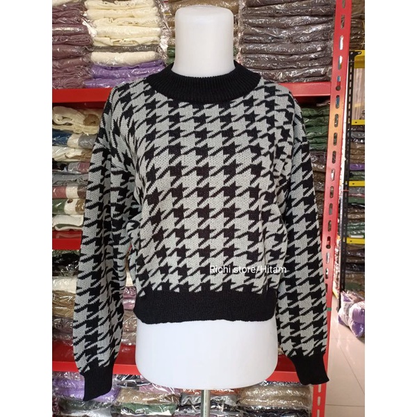 RAJUTAN KNIT SWEATER MOTIF JOON PREMIUM