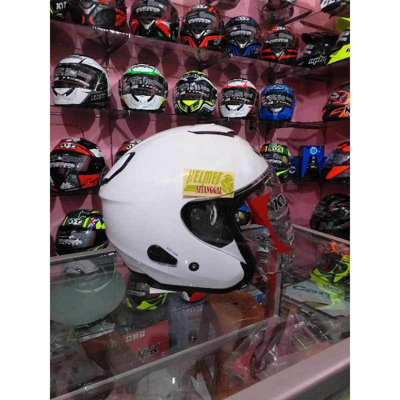 KYT KYOTO SOLID WHITE / KYT HALLFACE KYOTO