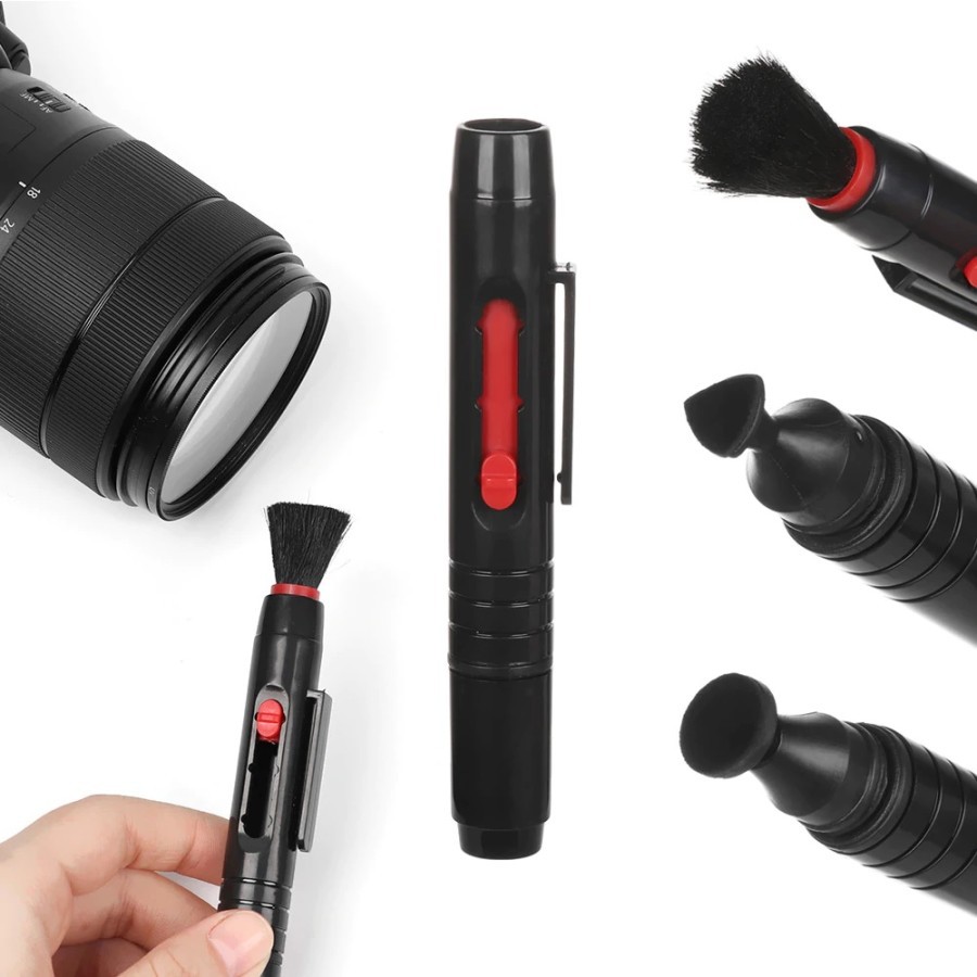 LensPen Pena Kuas Pembersih Lensa Kamera DSLR Brush Cleaner Lens 3in1