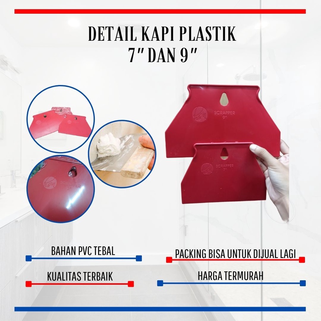 KAPI PLASTIK PVC/KAPI PLAMIR PVC SIZE 7&quot; DAN 9&quot;/KAPI DEMPUL PVC PLASTIK