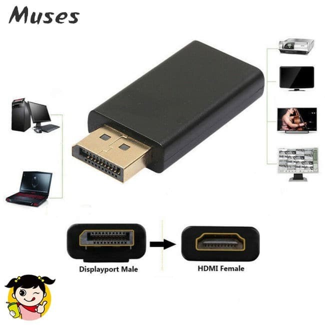Display Port Male to HDMI Female Port Adapter Type DZST024