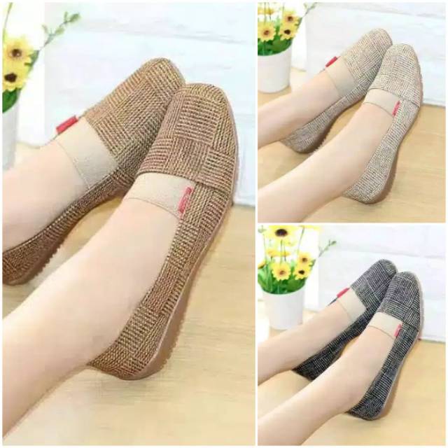 Jual 3.3 Fashion Sale Sepatu Wanita Flat Shoes Wanita Kekinian (KODORAI