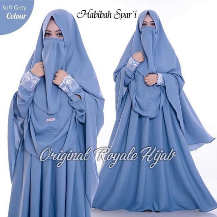 TUNIK TRENDY FASHION WANITA HABIBAH SYARI FASHION MUSLIM WANITA GAMIS SYARI MURAH POS1