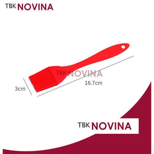 Kuas Silikon Kue Nastar Oles Loyang Tahan Panas Silicone Brush Dapur Roti BBQ Cake Minyak Mentega