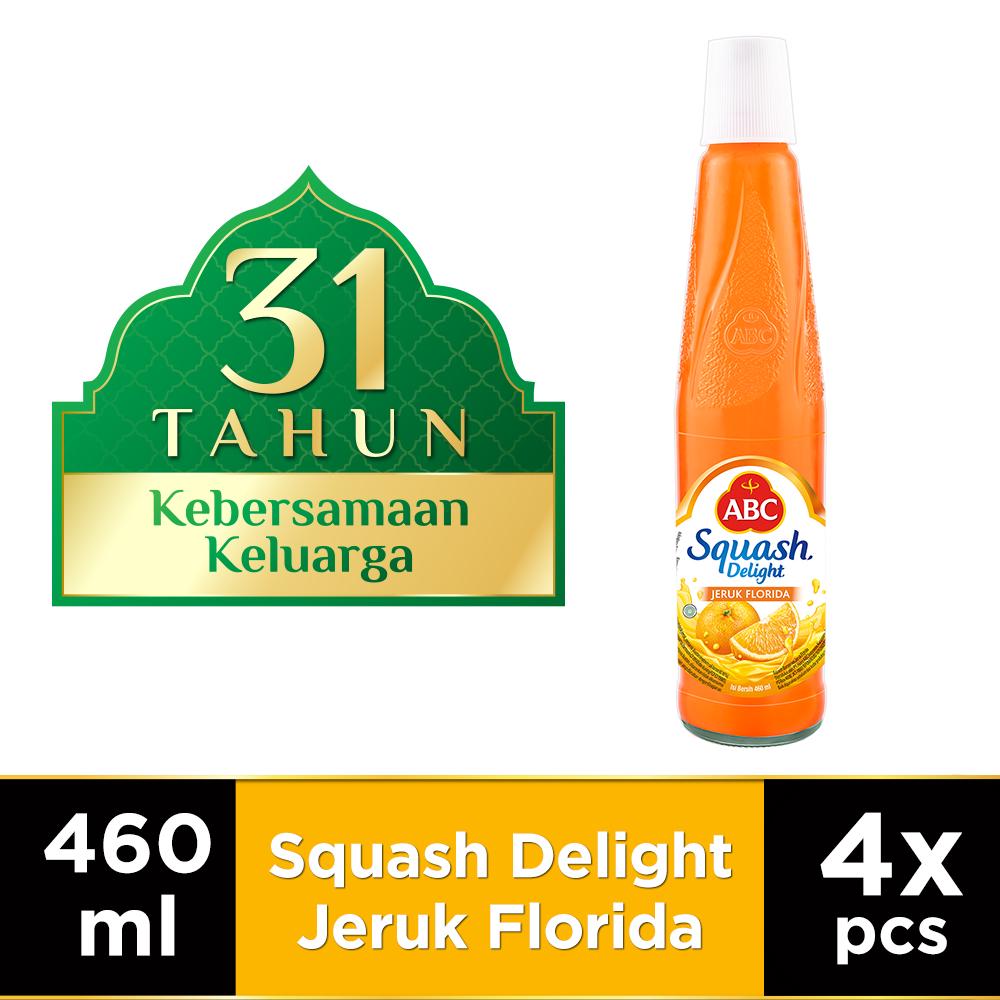 

ABC Sirup Squash Delight Jeruk Florida 460 ml - Multi Pack 4 pcs