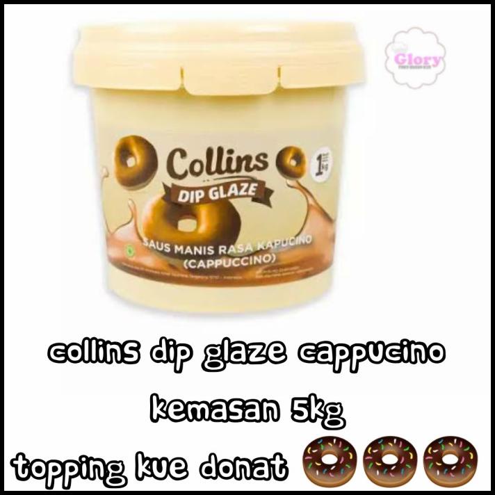 

Collins Dip Glaze Cappucino 5Kg / Topping Donat/ Topping Kue