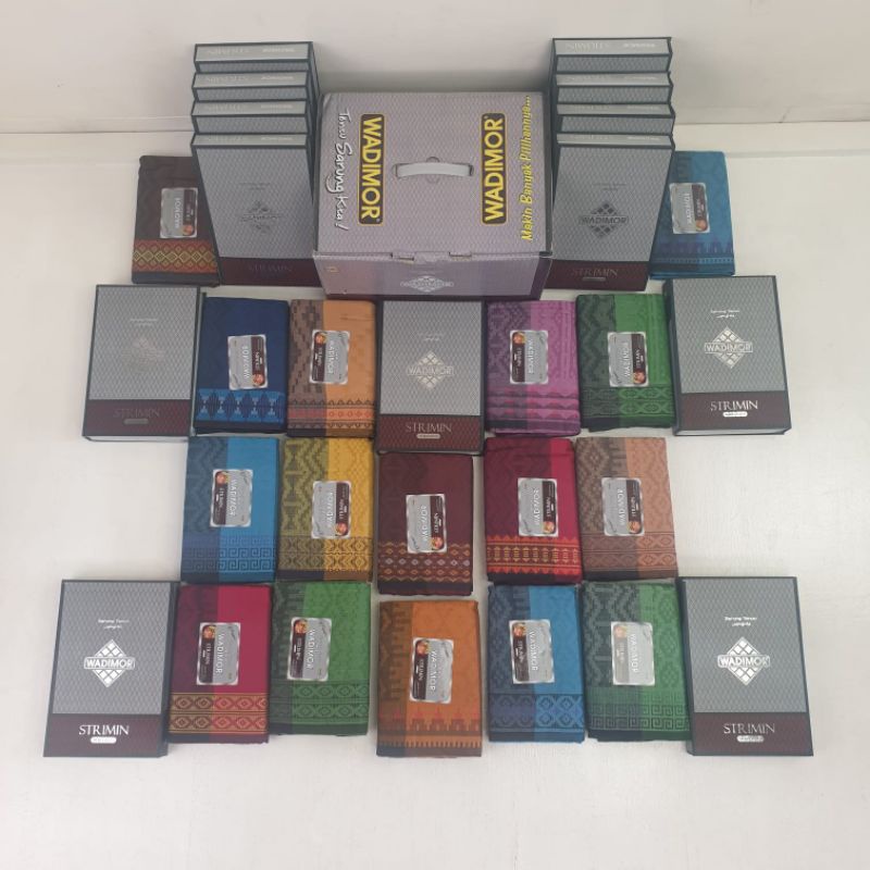 SARUNG WADIMOR STRIMIN MERCERIZED Sarung Tenun Dewasa