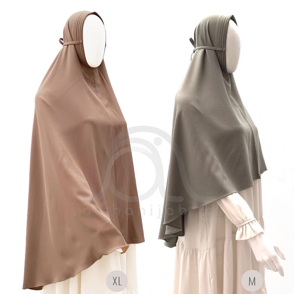 Jilbab Bergo Instan Syari Non Pet Tali AZALEA By AISHAHIJAB.ID