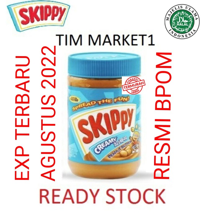 

SELAI- SKIPPY CREAMY PEANUT BUTTER 500 GR -SELAI.