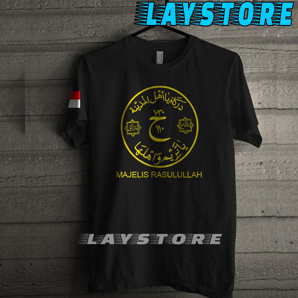 Kaos Majelis Rasulullah Darkah Warna Hitam