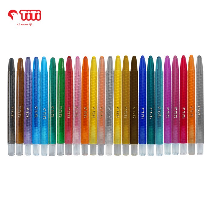 

Twist Crayon Mini TITI 24 Warna Non Toxic