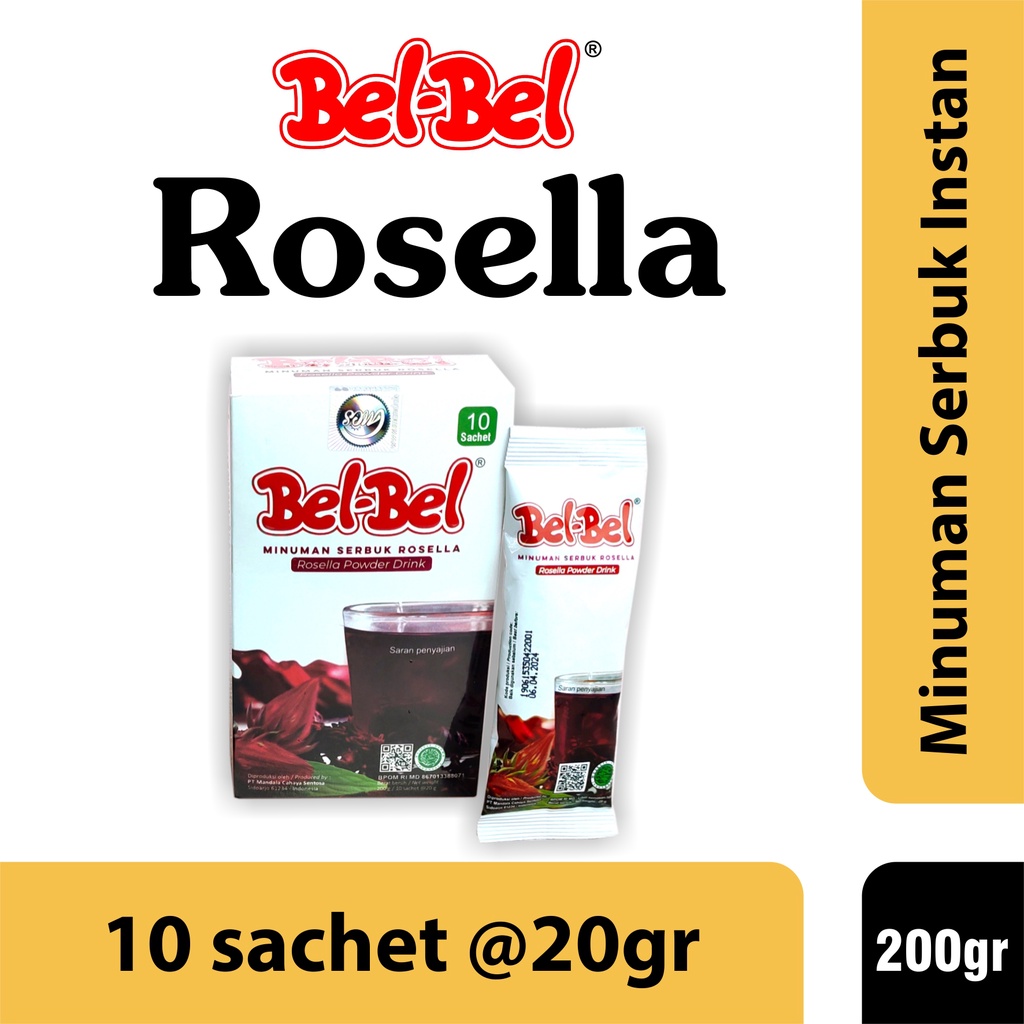 

Teh Rosella Belbel | Segar | BPOM | Halal | 10 Sachet