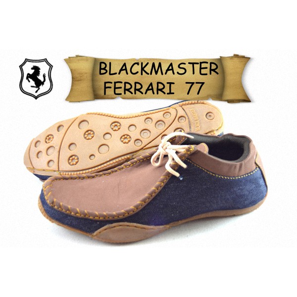 SEPATU PRIA BLACKMASTER FERRARI 77 DENIM biru denim