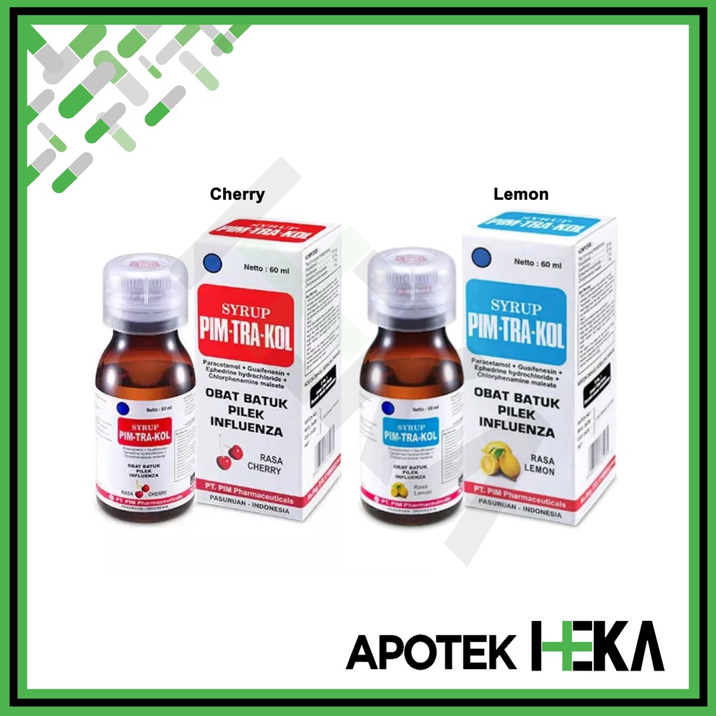 Pimtrakol Syrup 60 ml - Sirup Obat Batuk Pilek Influenza (SEMARANG)