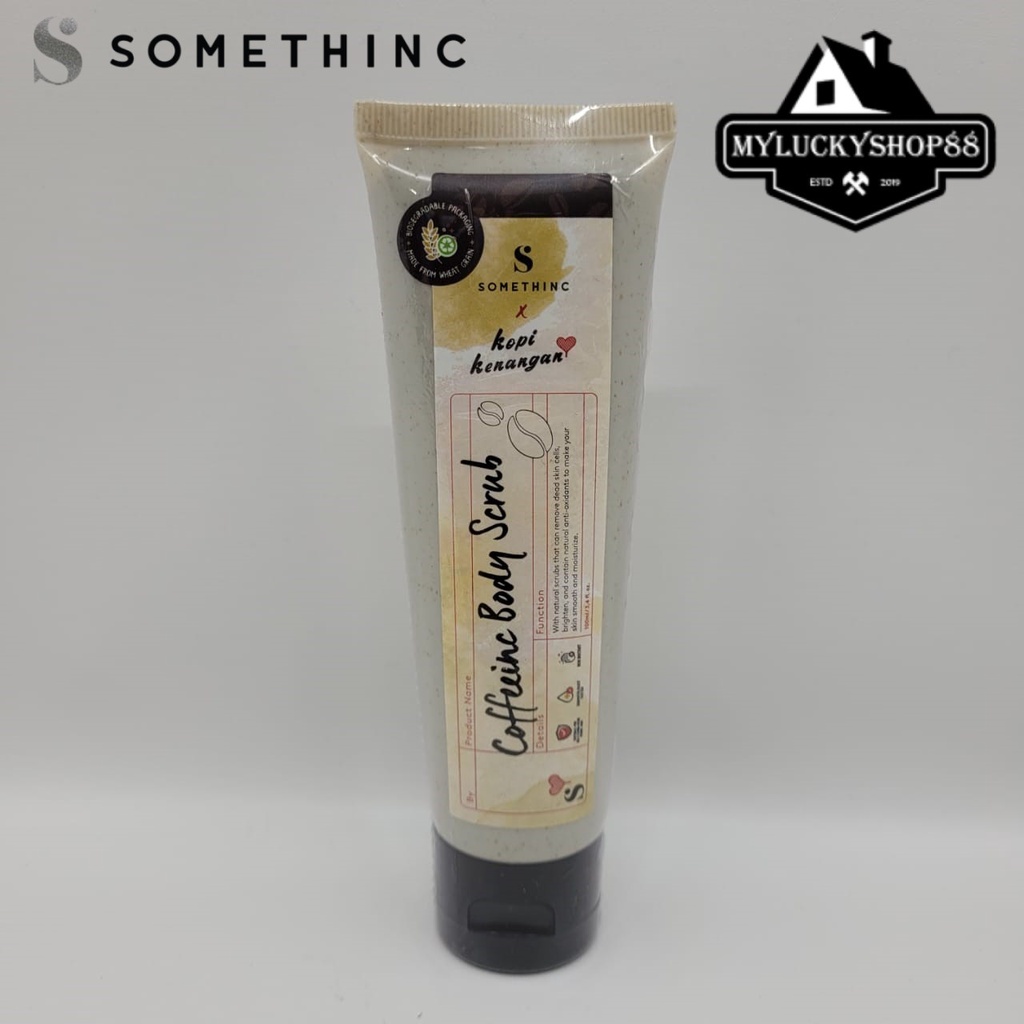 Somethinc x Kopi Kenangan Coffeeinc Body Scrub 100ml Siku Ketiak Lutut