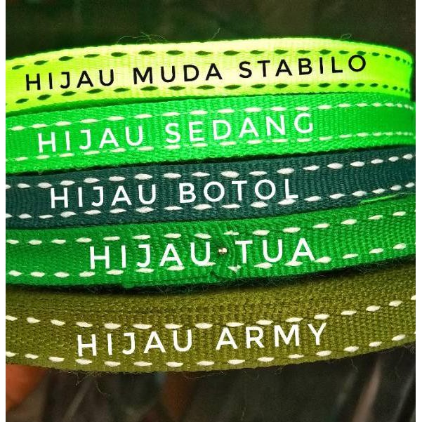 

Diskon ZTYJO Tali/ pita / bis bintik 1 cm/ rol 85 Terkini