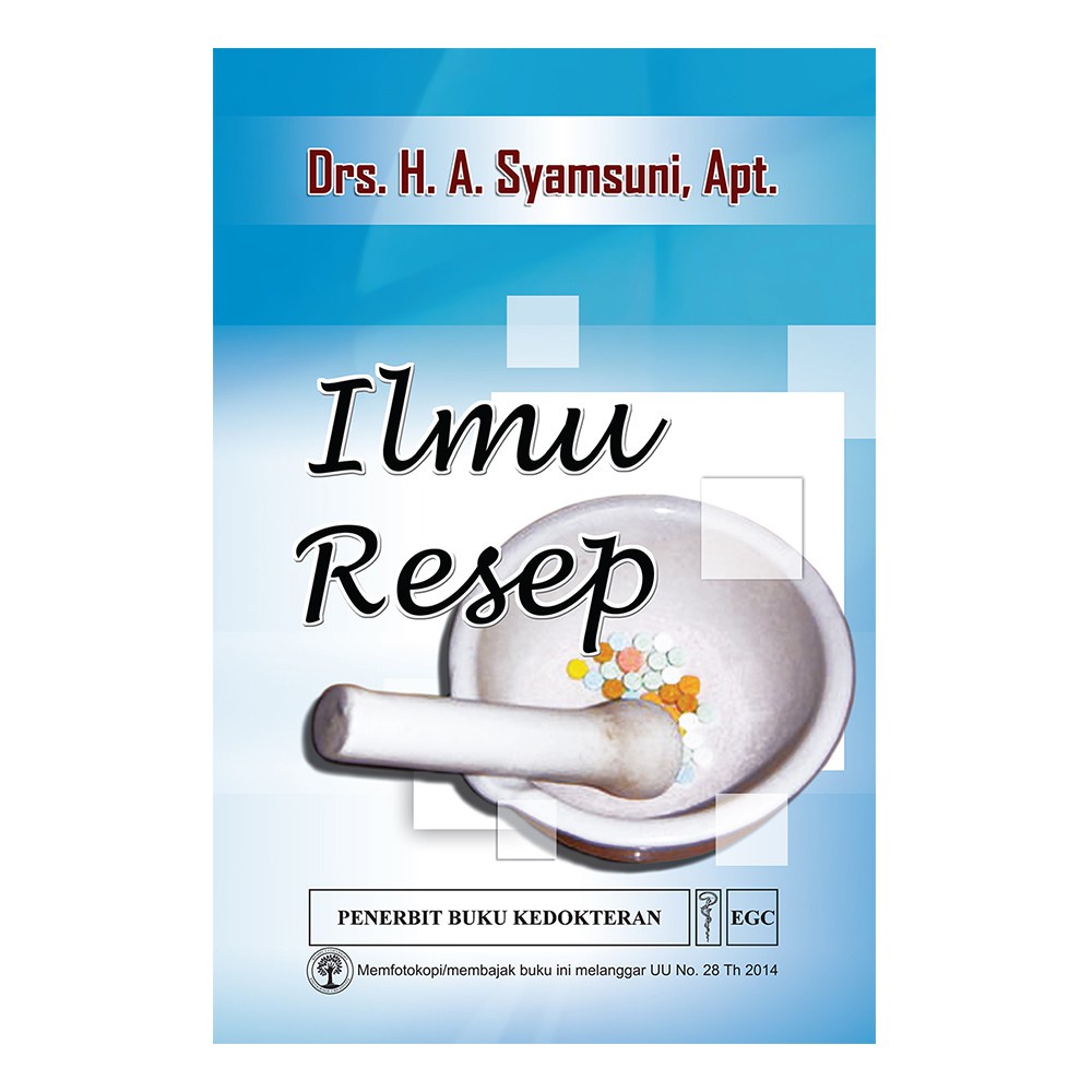 Original Buku Ilmu Resep