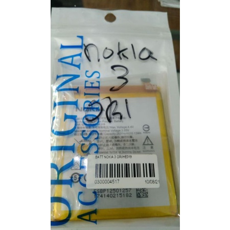Baterai nokia 3 ori