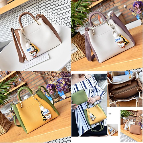 Miniblinks JT096 BQ2241  PROMO TAS TANGAN WANITA 2 WARNA DEPAN BELAKANG MODEL TERBARU
