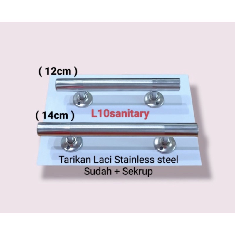 Tarikan Laci Stainless Steel / Tarikan Laci Lemari Bulat Pipa Murah