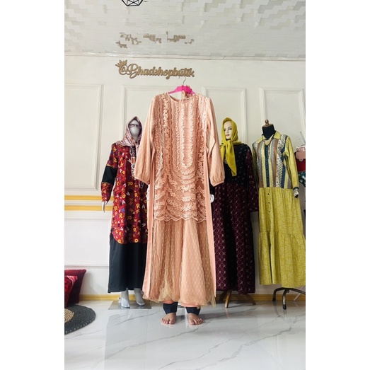 Gamis Adisa ori gamis duyung koleksi Bhadshopbutik