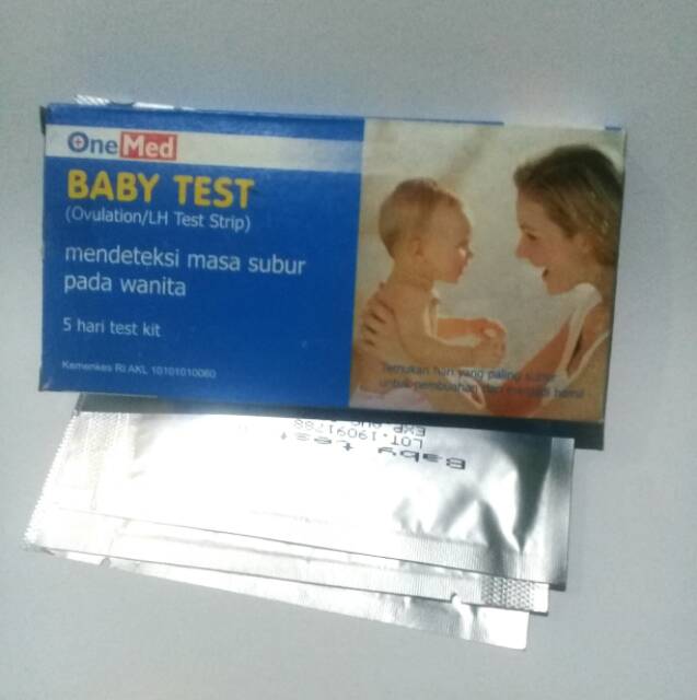 Baby test PER BOX / BABY TEST PER BOX  pendeteksi masa subur wanita masa ovulasi BABY TES ONEMED