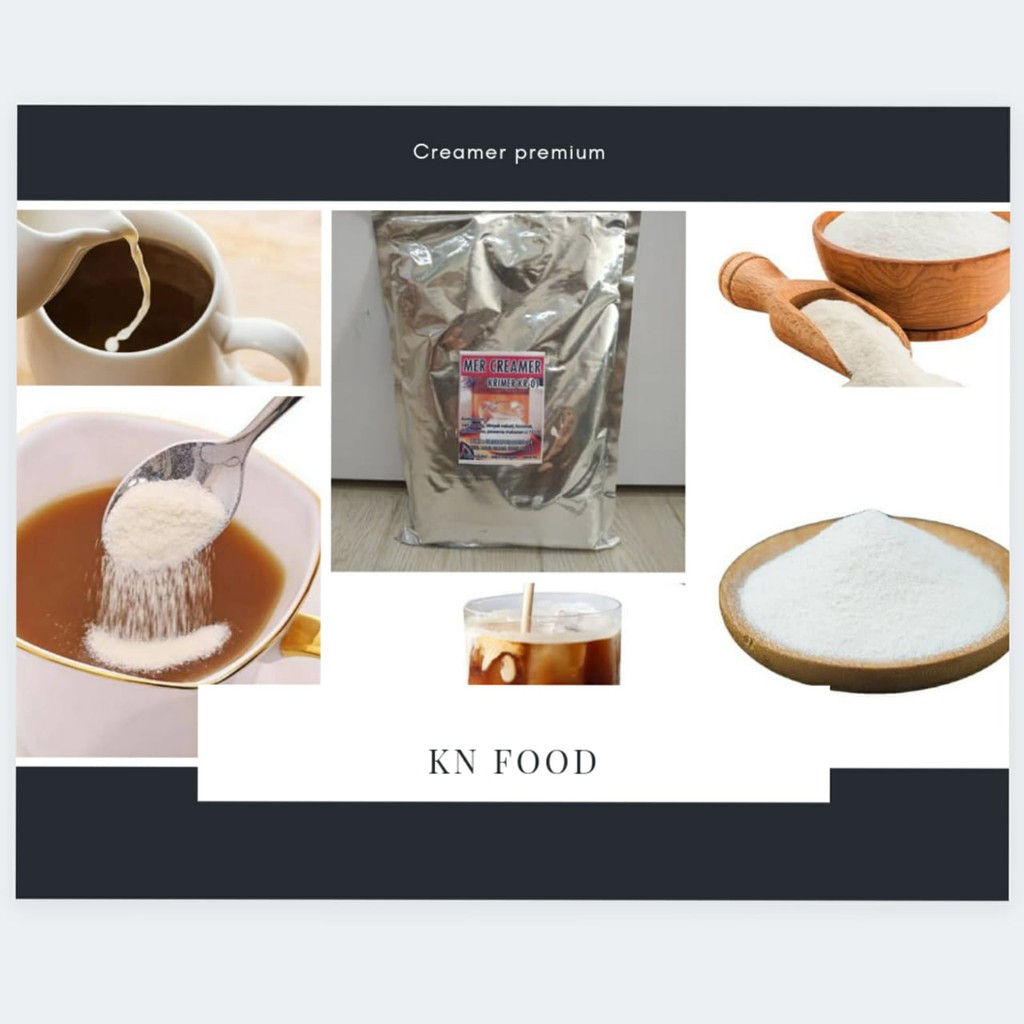 

RB Creamer Bubuk NON DAIRLY Creamer -Creamer Reguler -1Kg Bubuk Krimer