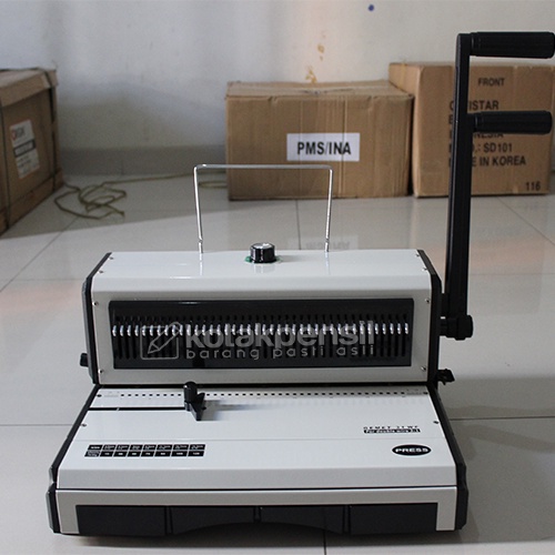 

Mesin Jilid Spiral Kawat GEMET 31 WF Asli dan Bergaransi