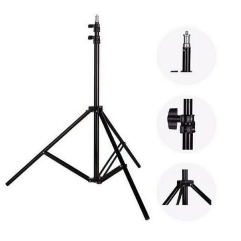 Tripod besi 1meter | Tripod 3130 / 3118 metal | Tripod 1m full black