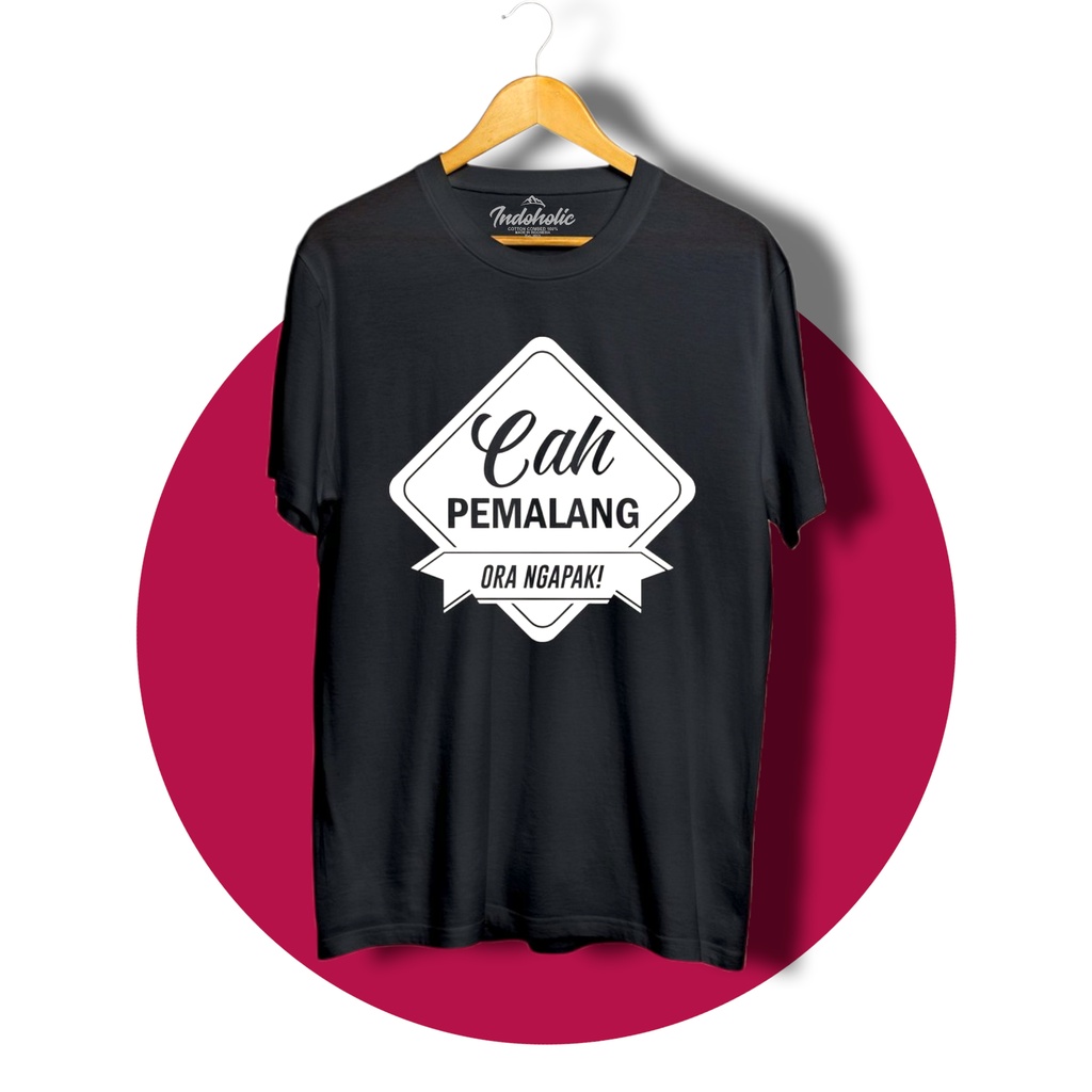 Indoholic Atasan Baju Pakaian Pria Cowok wanita Kaos Distro Murah terbaru Combed 100% Original Cah Pemalang