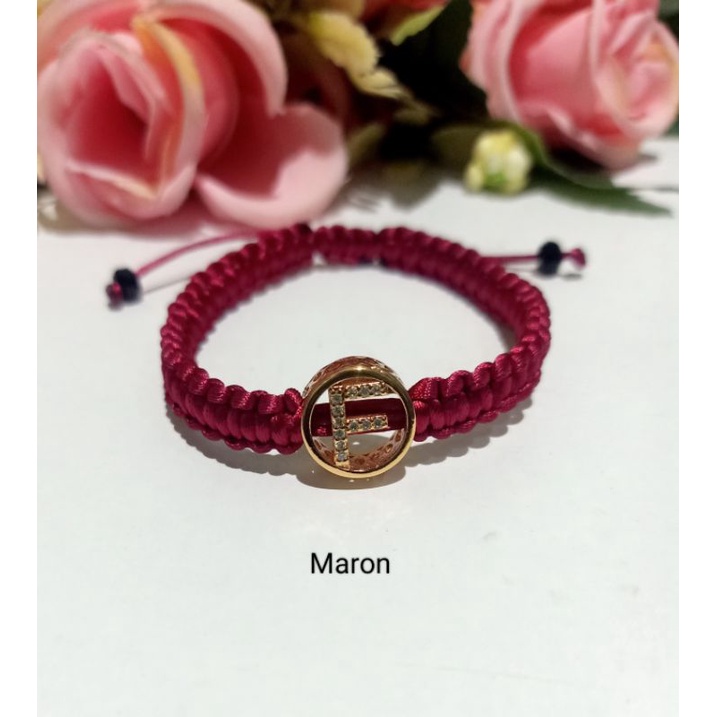 Gelang Tali Huruf Xuping Bulat