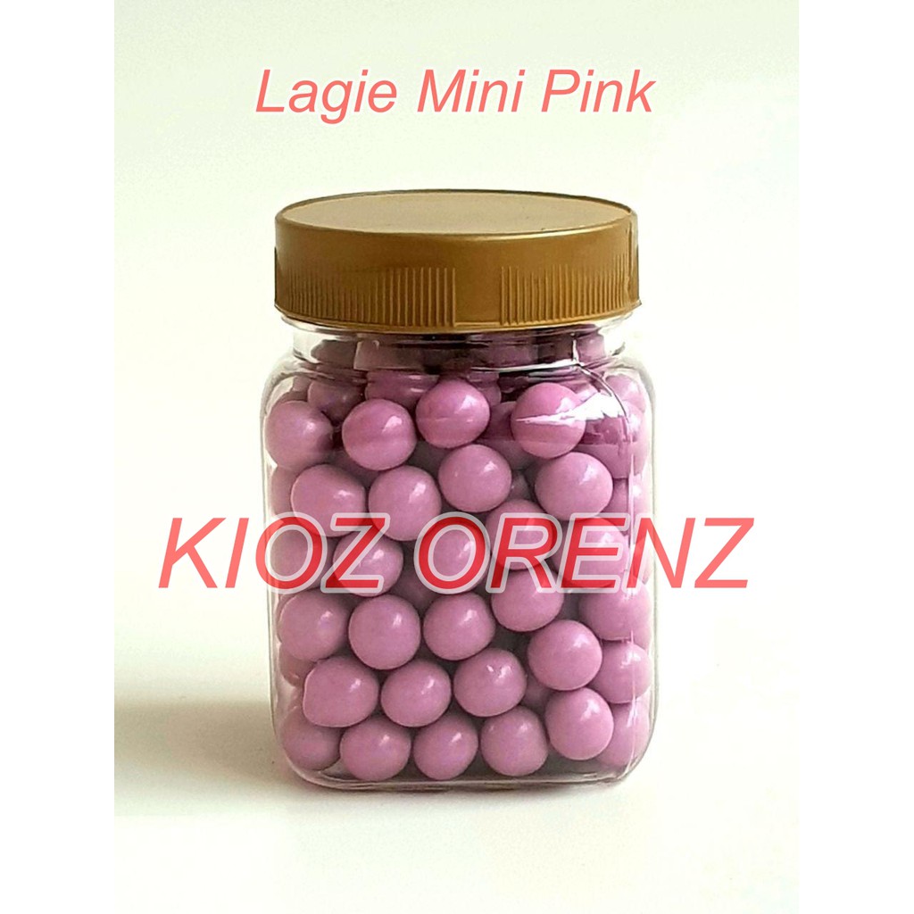 

Coklat Lagie Mini Pink Kemasan Toples Mini 200 ml